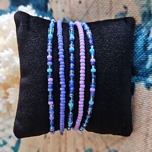 Seed Bead Stack Stretch Bracelets Custom Order